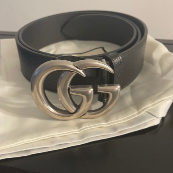 Gucci Other - Gucci Double G Belt Silver - Size 100 / 36 US